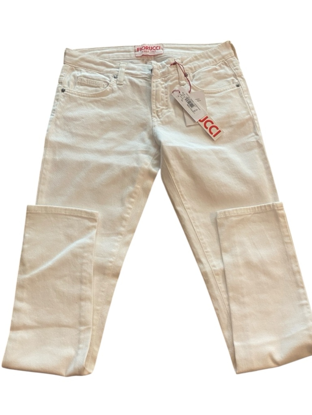 Fiorucci Women’s White Skinny Jeans New Size 27
